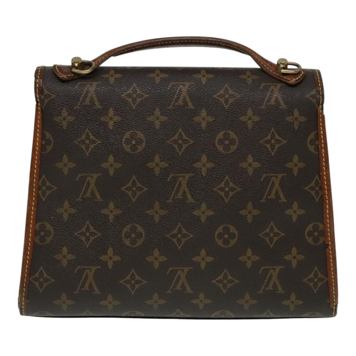 LOUIS VUITTON Monogram Bel Air Hand Bag 2way M51122 LV Auth 93182