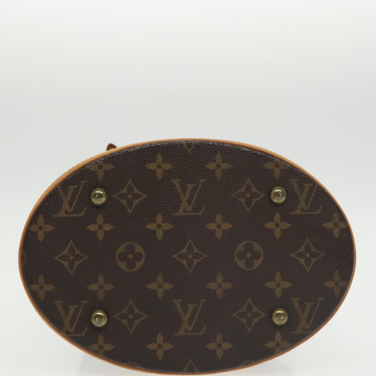 LOUIS VUITTON Monogram Bucket PM Shoulder Bag M42238 LV Auth 93261