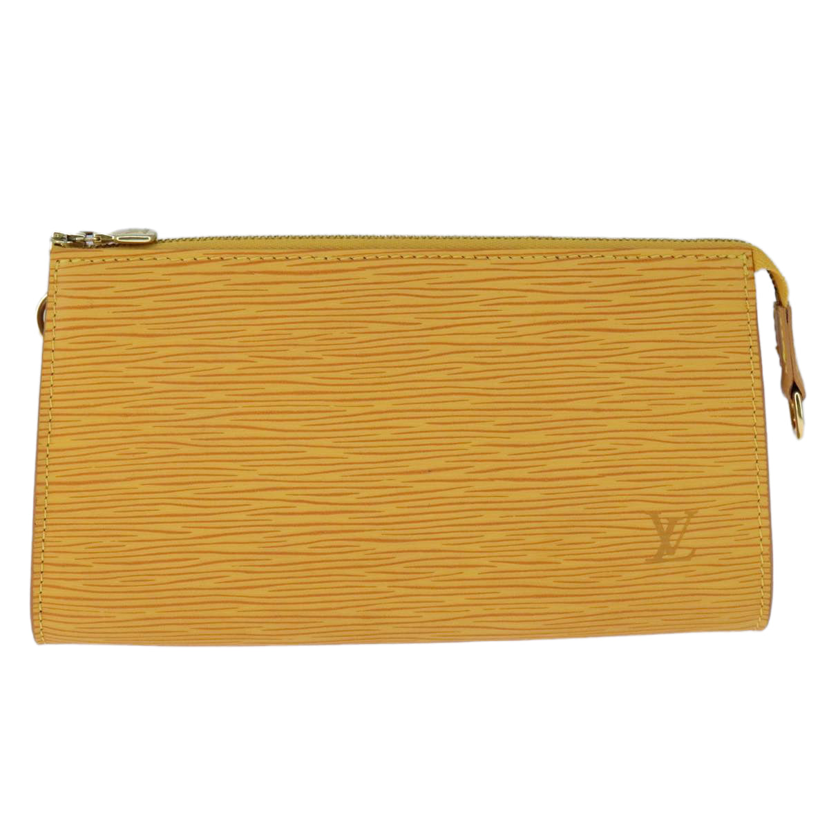 LOUIS VUITTON Epi Pochette Accessoires Pouch Yellow M52989 LV Auth 93274V