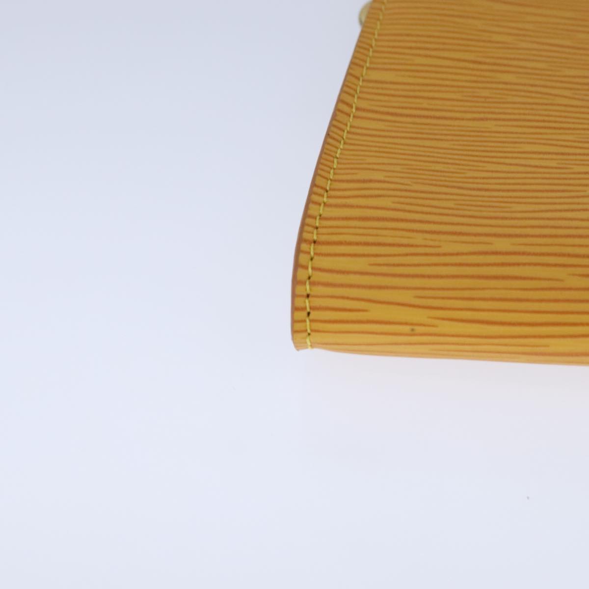 LOUIS VUITTON Epi Pochette Accessoires Pouch Yellow M52989 LV Auth 93274V