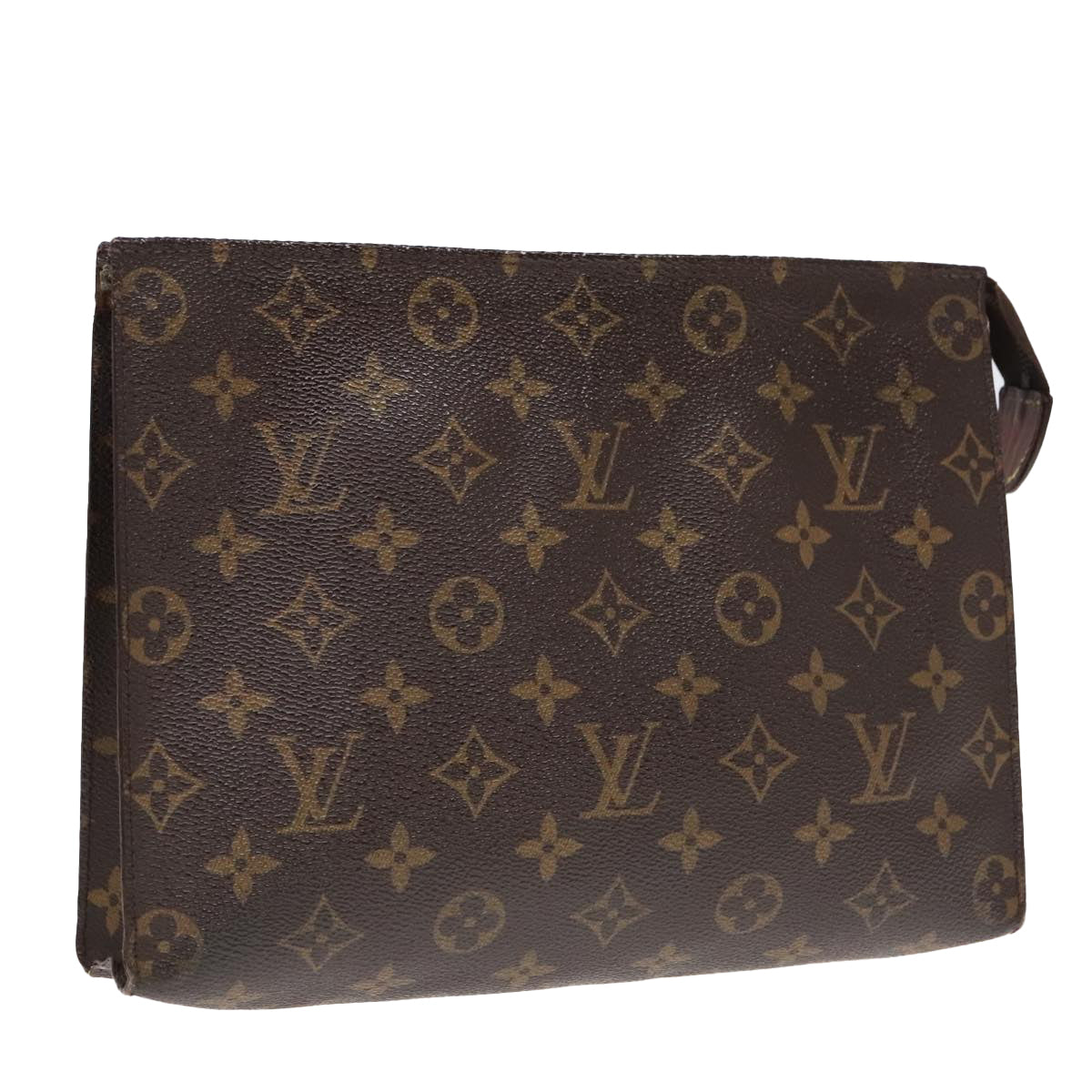 LOUIS VUITTON Monogram Poche Toilette 26 Pouch M47542 LV Auth 93319