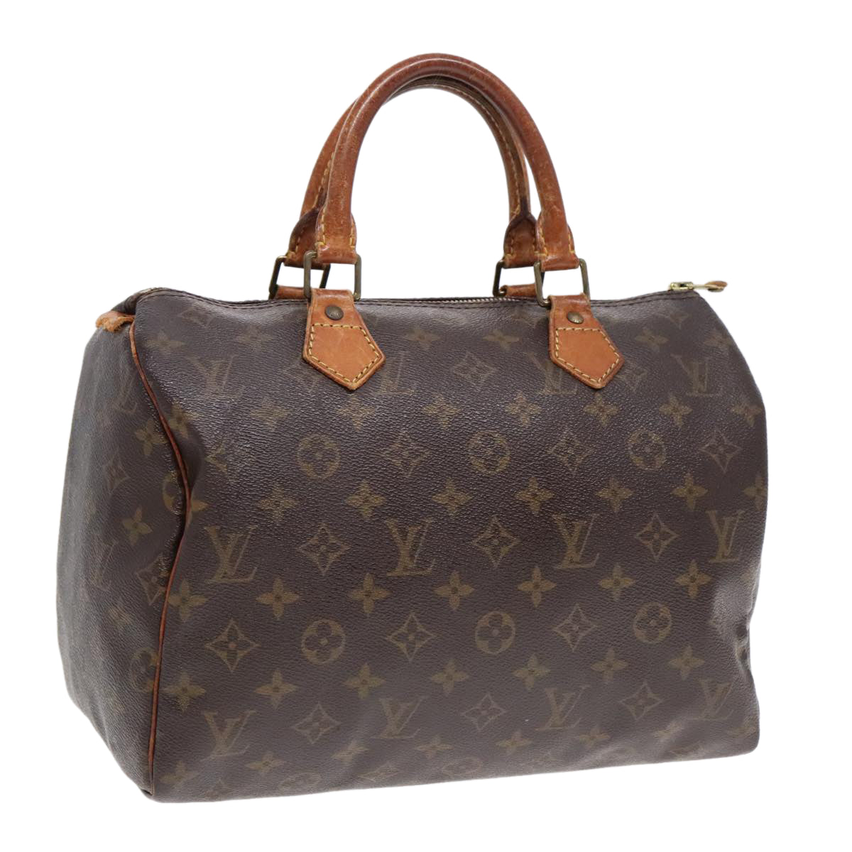 LOUIS VUITTON Monogram Speedy 30 Hand Bag M41526 LV Auth 93325