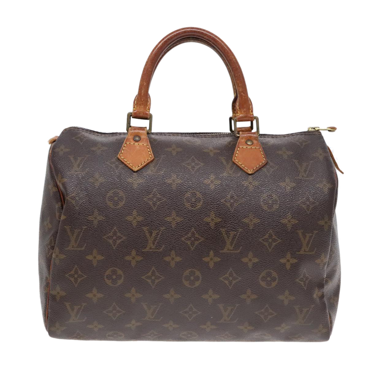 LOUIS VUITTON Monogram Speedy 30 Hand Bag M41526 LV Auth 93325