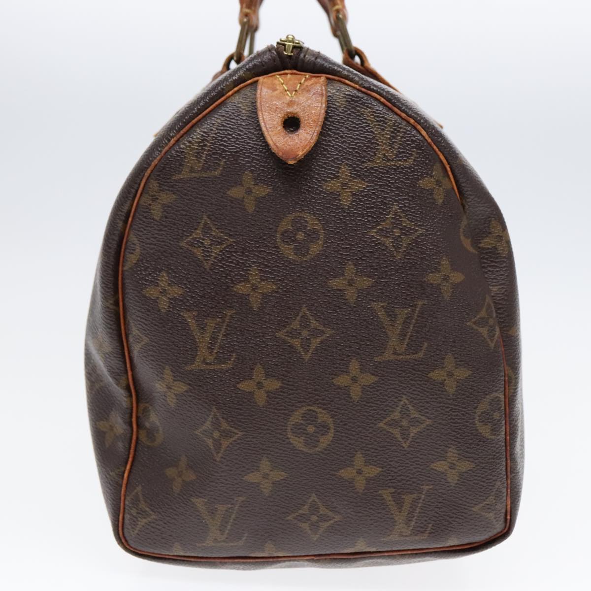 LOUIS VUITTON Monogram Speedy 30 Hand Bag M41526 LV Auth 93325