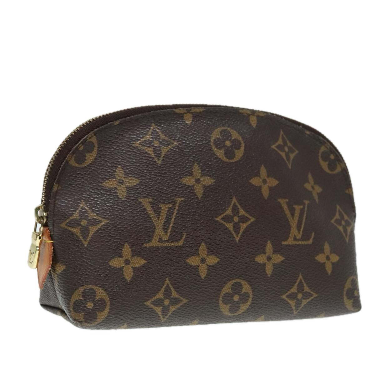 LOUIS VUITTON Monogram Pochette Cosmetic PM Cosmetic Pouch M47515 LV Auth 93351