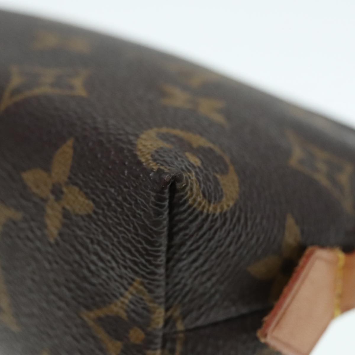 LOUIS VUITTON Monogram Pochette Cosmetic PM Cosmetic Pouch M47515 LV Auth 93351