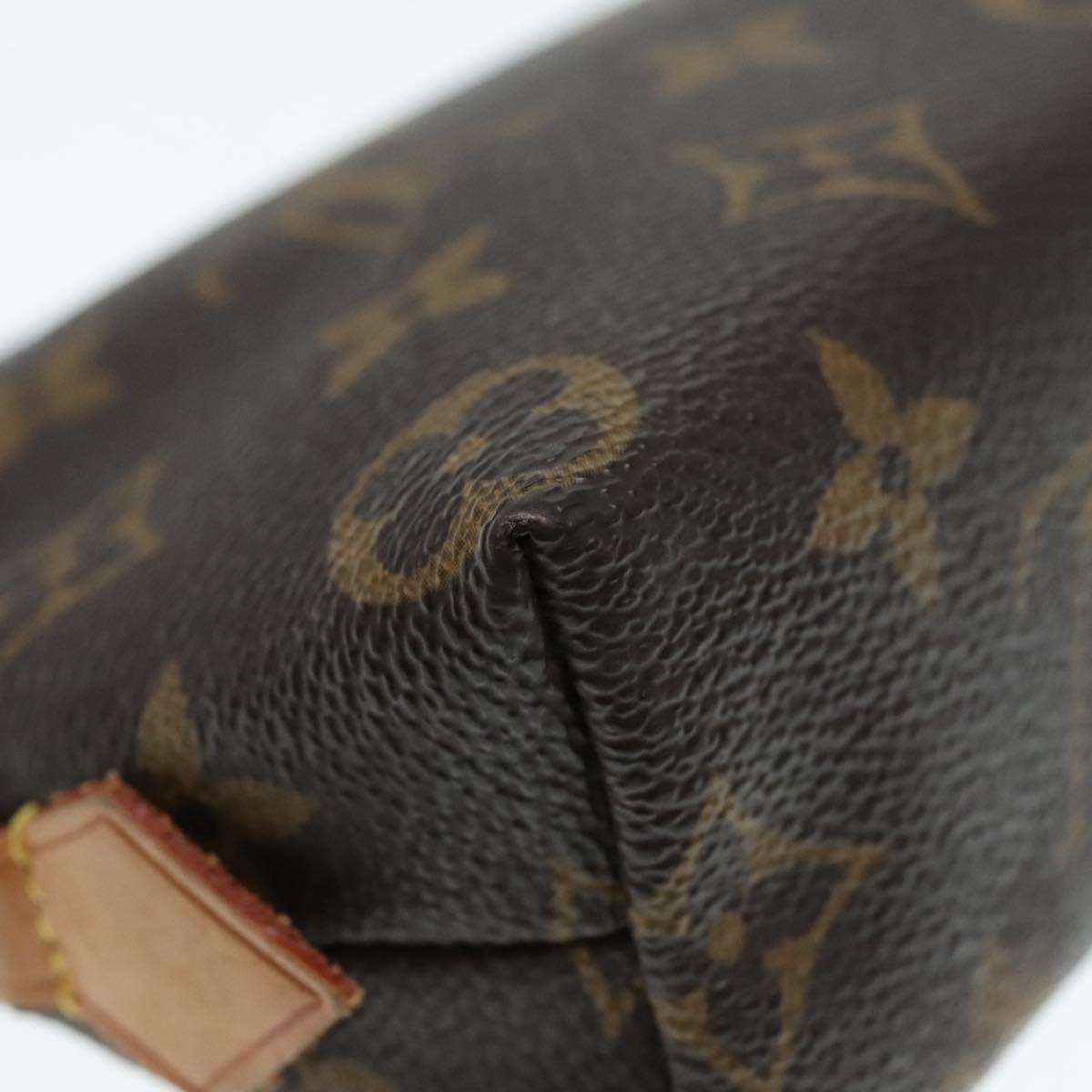 LOUIS VUITTON Monogram Pochette Cosmetic PM Cosmetic Pouch M47515 LV Auth 93351