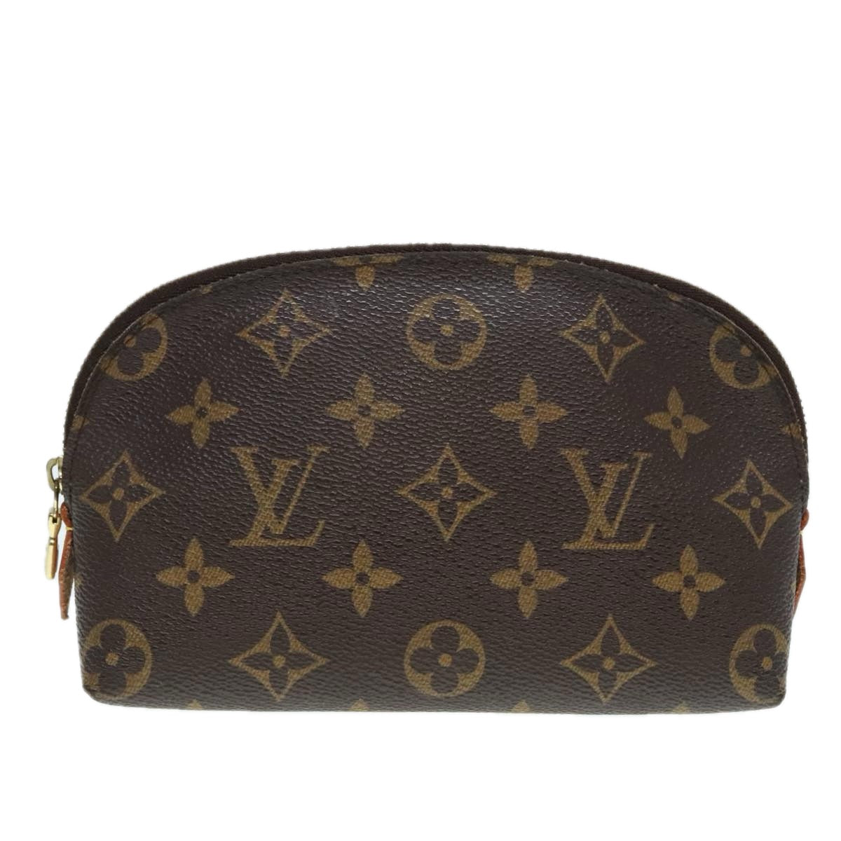 LOUIS VUITTON Monogram Pochette Cosmetic PM Cosmetic Pouch M47515 LV Auth 93351