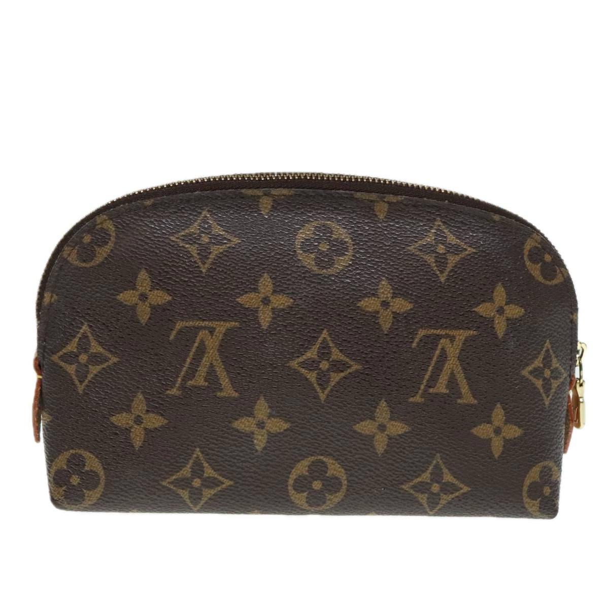 LOUIS VUITTON Monogram Pochette Cosmetic PM Cosmetic Pouch M47515 LV Auth 93351