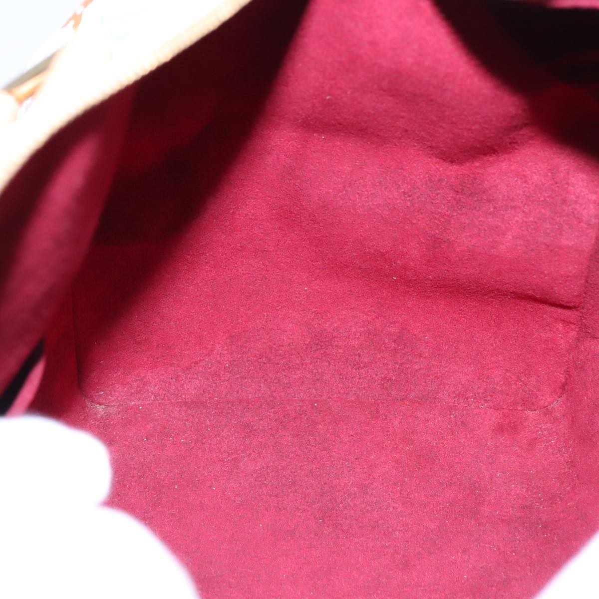 LOUIS VUITTON Monogram Multicolor Speedy 30 Hand Bag White M92643 Auth 93383A