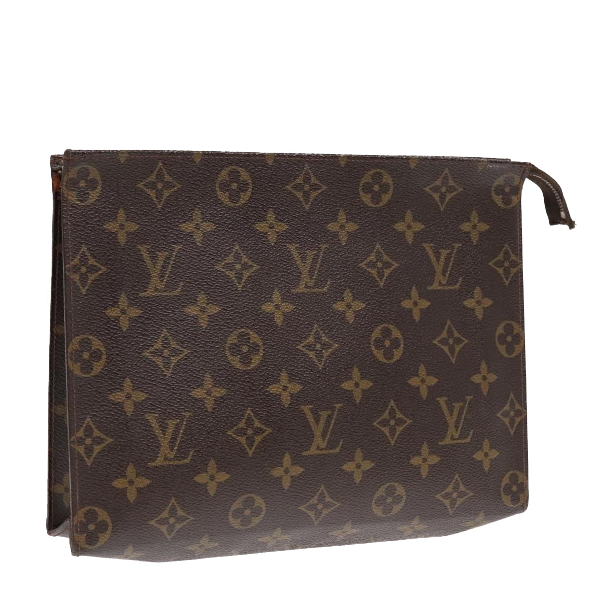 LOUIS VUITTON Monogram Poche Toilette 26 Pouch M47542 LV Auth 93429