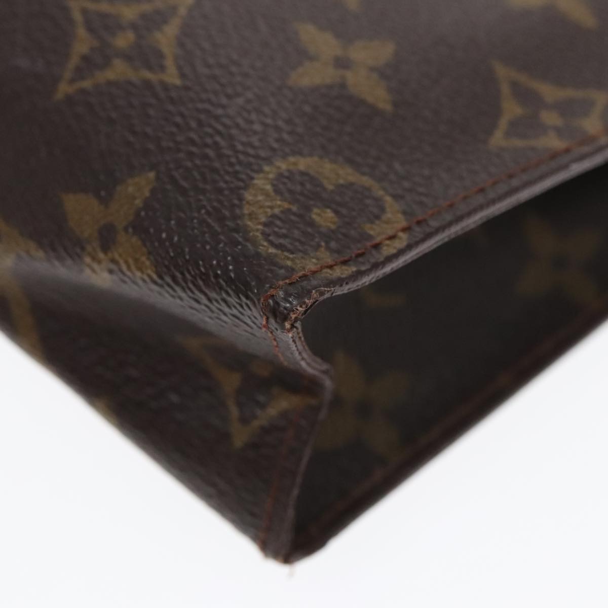 LOUIS VUITTON Monogram Poche Toilette 26 Pouch M47542 LV Auth 93429