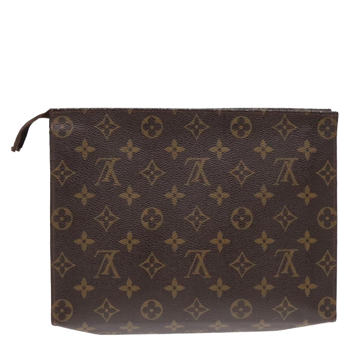 LOUIS VUITTON Monogram Poche Toilette 26 Pouch M47542 LV Auth 93429