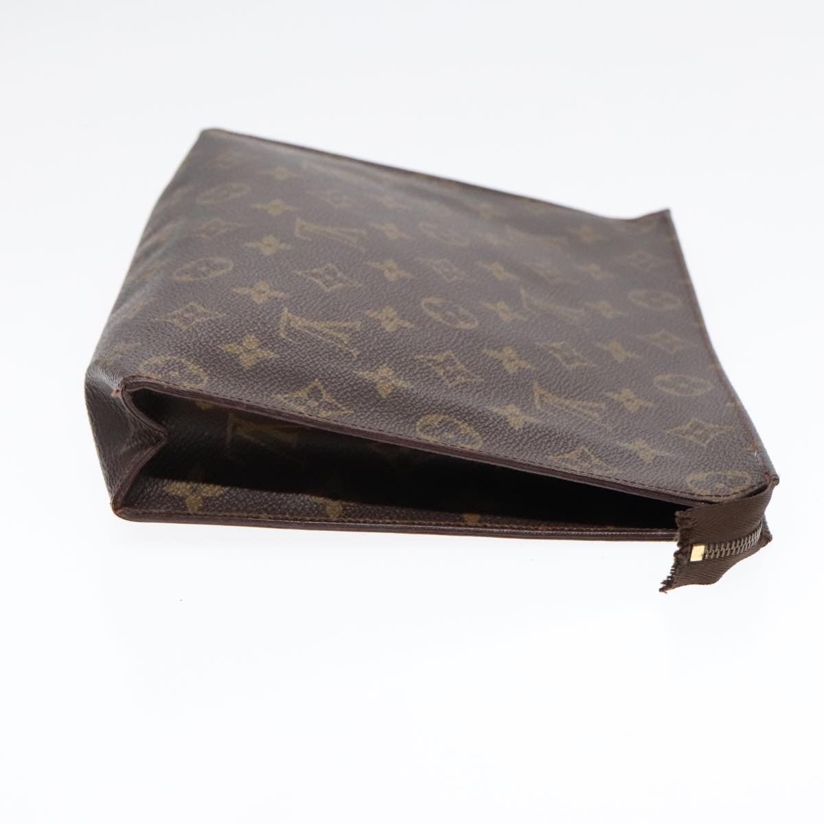 LOUIS VUITTON Monogram Poche Toilette 26 Pouch M47542 LV Auth 93429