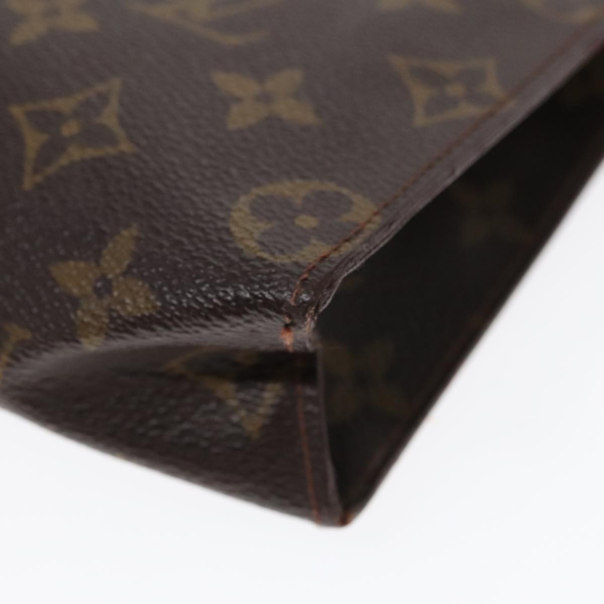 LOUIS VUITTON Monogram Poche Toilette 26 Pouch M47542 LV Auth 93429