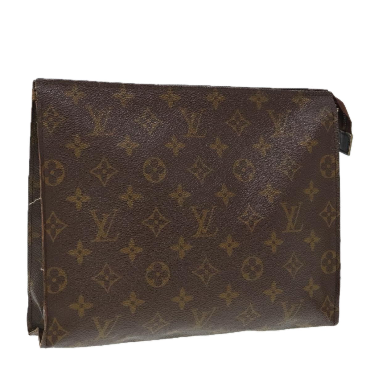 LOUIS VUITTON Monogram Poche Toilette 26 Pouch Vintage M47542 LV Auth 93430