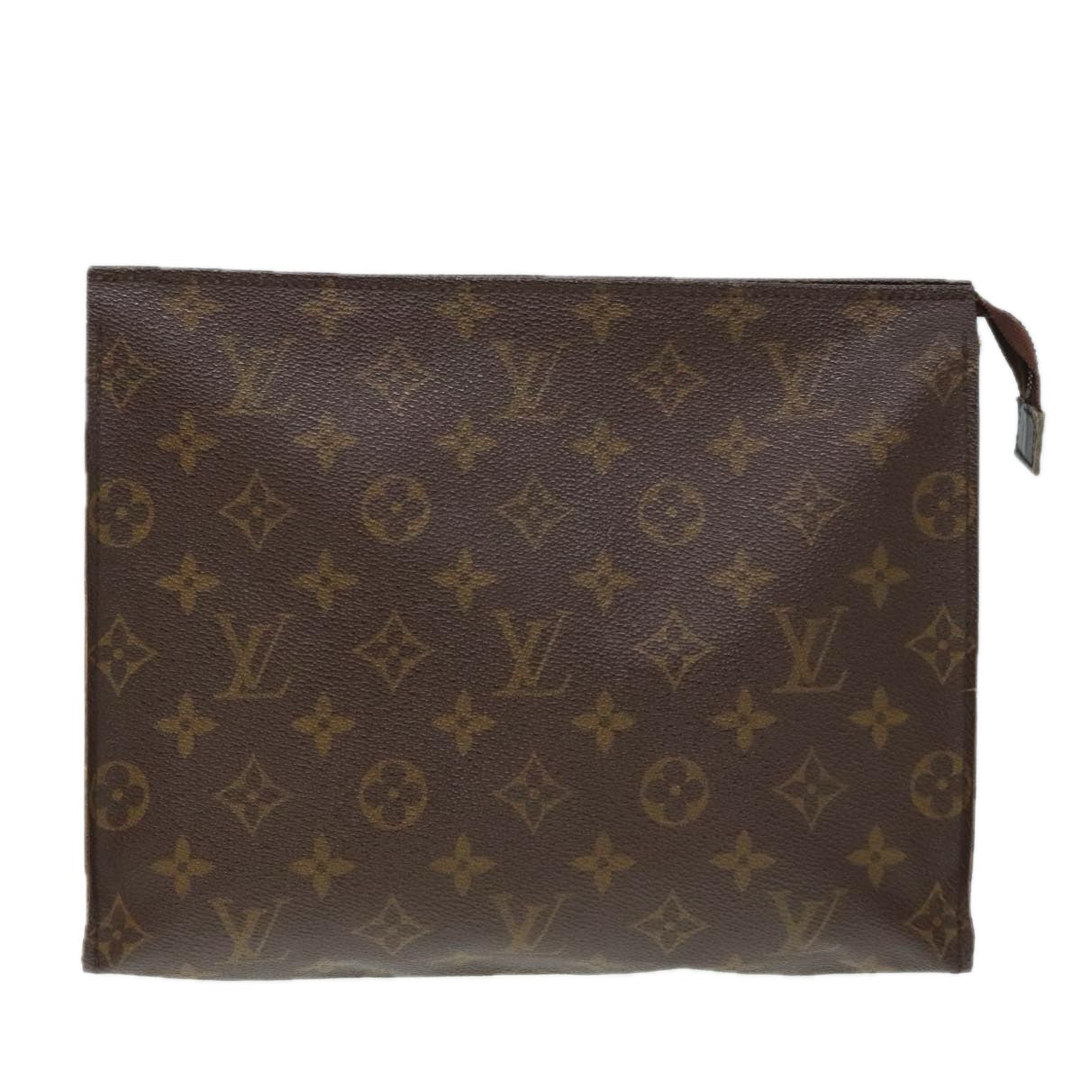 LOUIS VUITTON Monogram Poche Toilette 26 Pouch Vintage M47542 LV Auth 93430