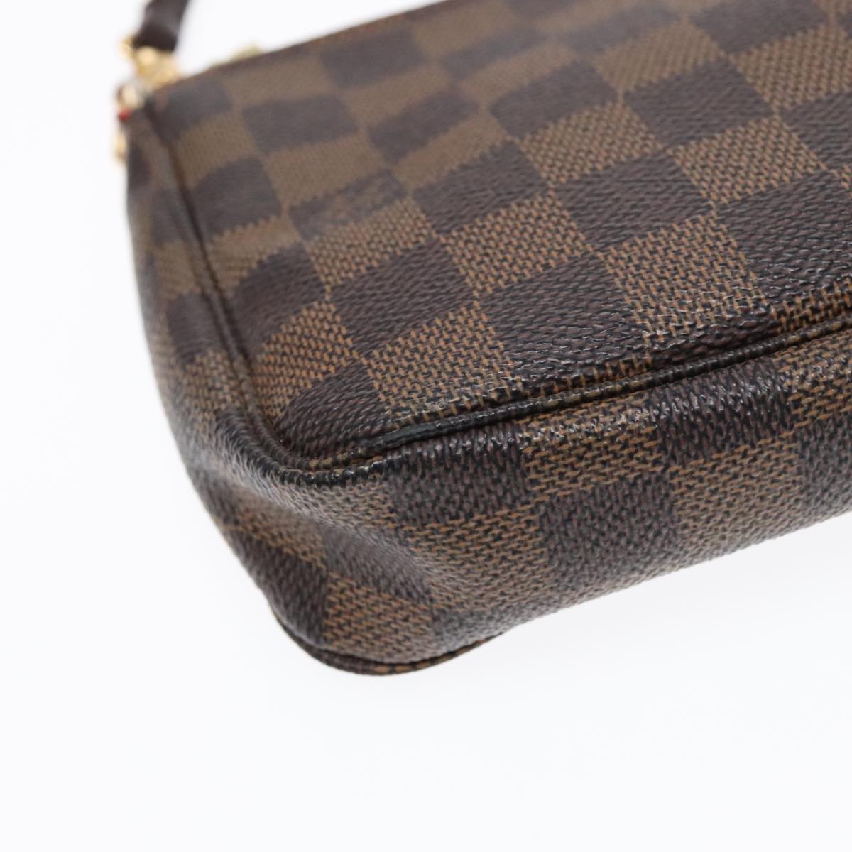 LOUIS VUITTON Damier Ebene Pochette Accessoires Pouch N41206 LV Auth 93478