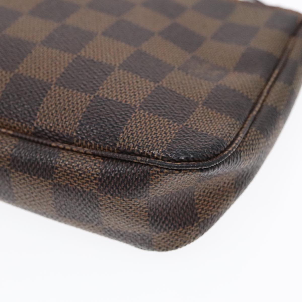 LOUIS VUITTON Damier Ebene Pochette Accessoires Pouch N41206 LV Auth 93478