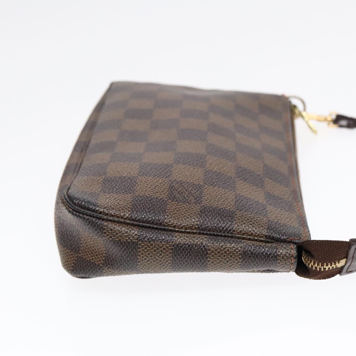 LOUIS VUITTON Damier Ebene Pochette Accessoires Pouch N41206 LV Auth 93478