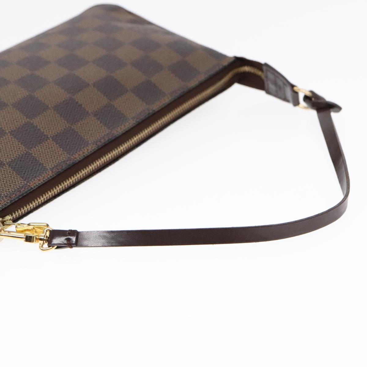 LOUIS VUITTON Damier Ebene Pochette Accessoires Pouch N41206 LV Auth 93478