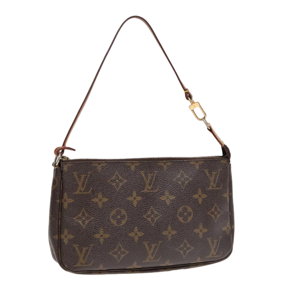 LOUIS VUITTON Monogram Pochette Accessoires Pouch M51980 LV Auth 93479