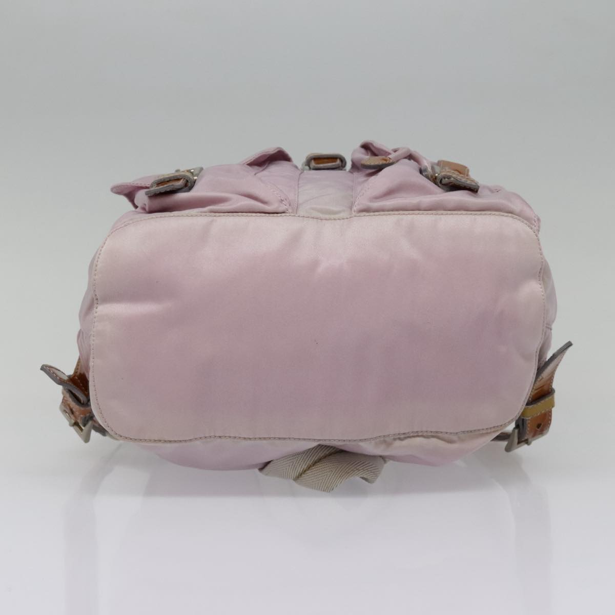 PRADA Backpack Nylon Pink Auth 93501