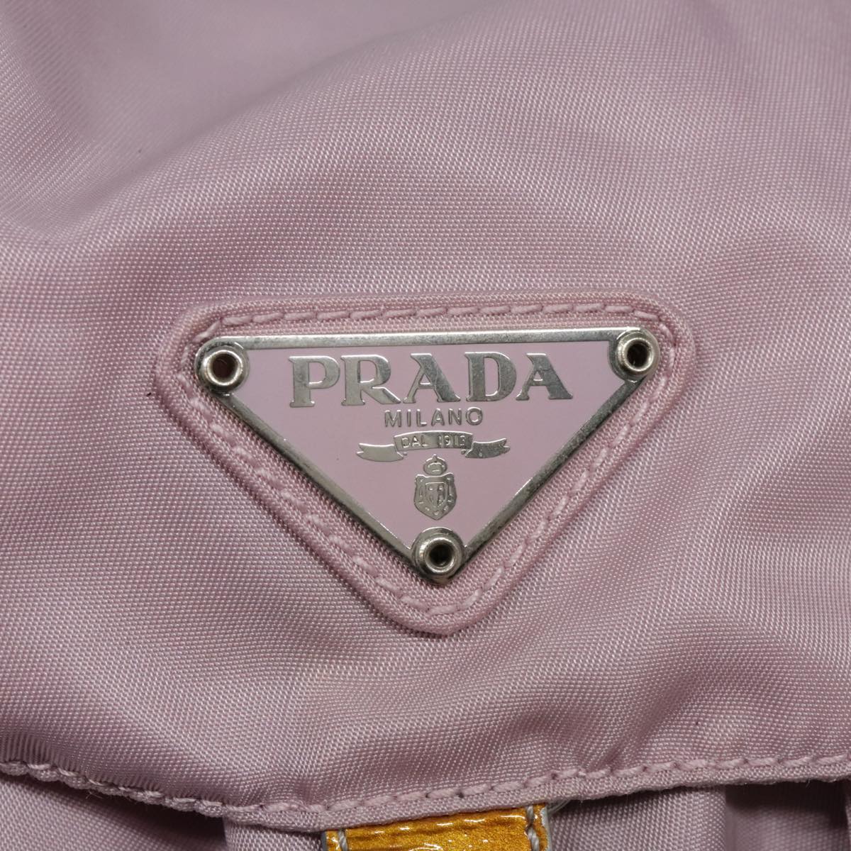 PRADA Backpack Nylon Pink Auth 93501