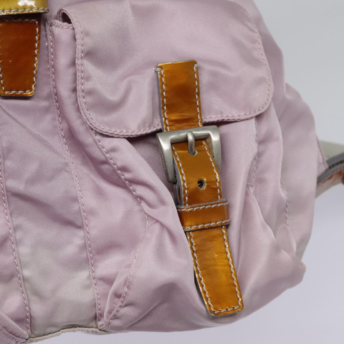 PRADA Backpack Nylon Pink Auth 93501