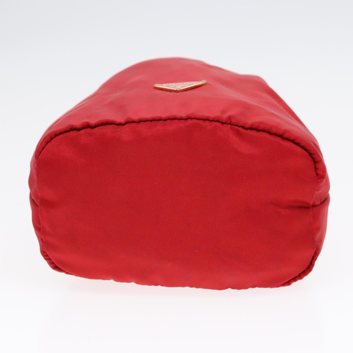 PRADA Pouch Nylon Red Auth 93502