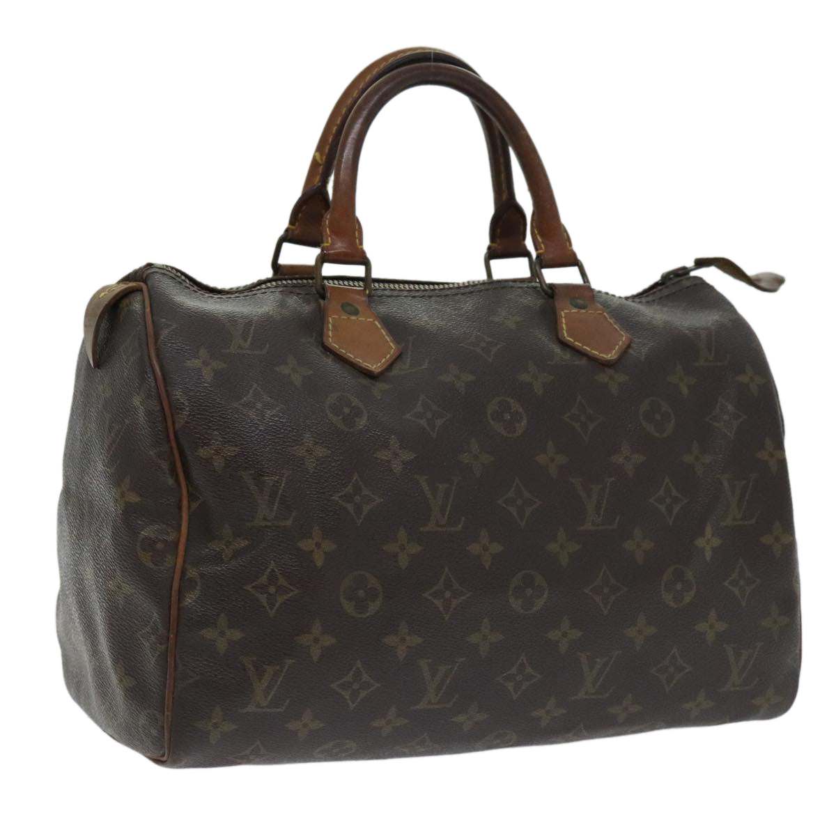 LOUIS VUITTON Monogram Speedy 30 Hand Bag Old model M41526 LV Auth 93507