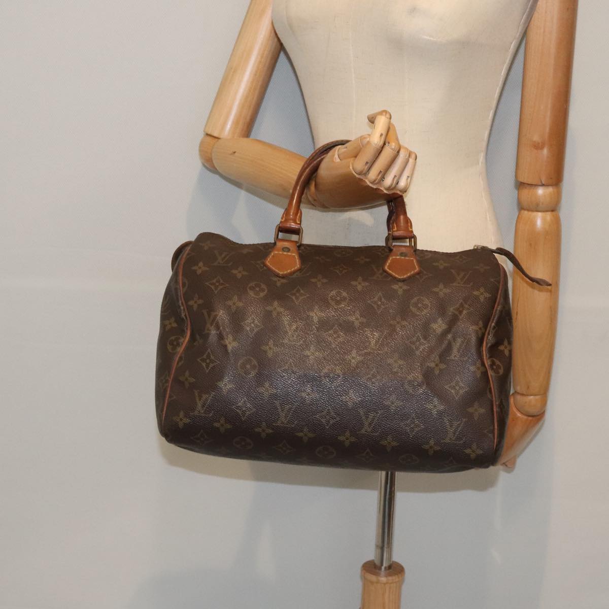 LOUIS VUITTON Monogram Speedy 30 Hand Bag Old model M41526 LV Auth 93507