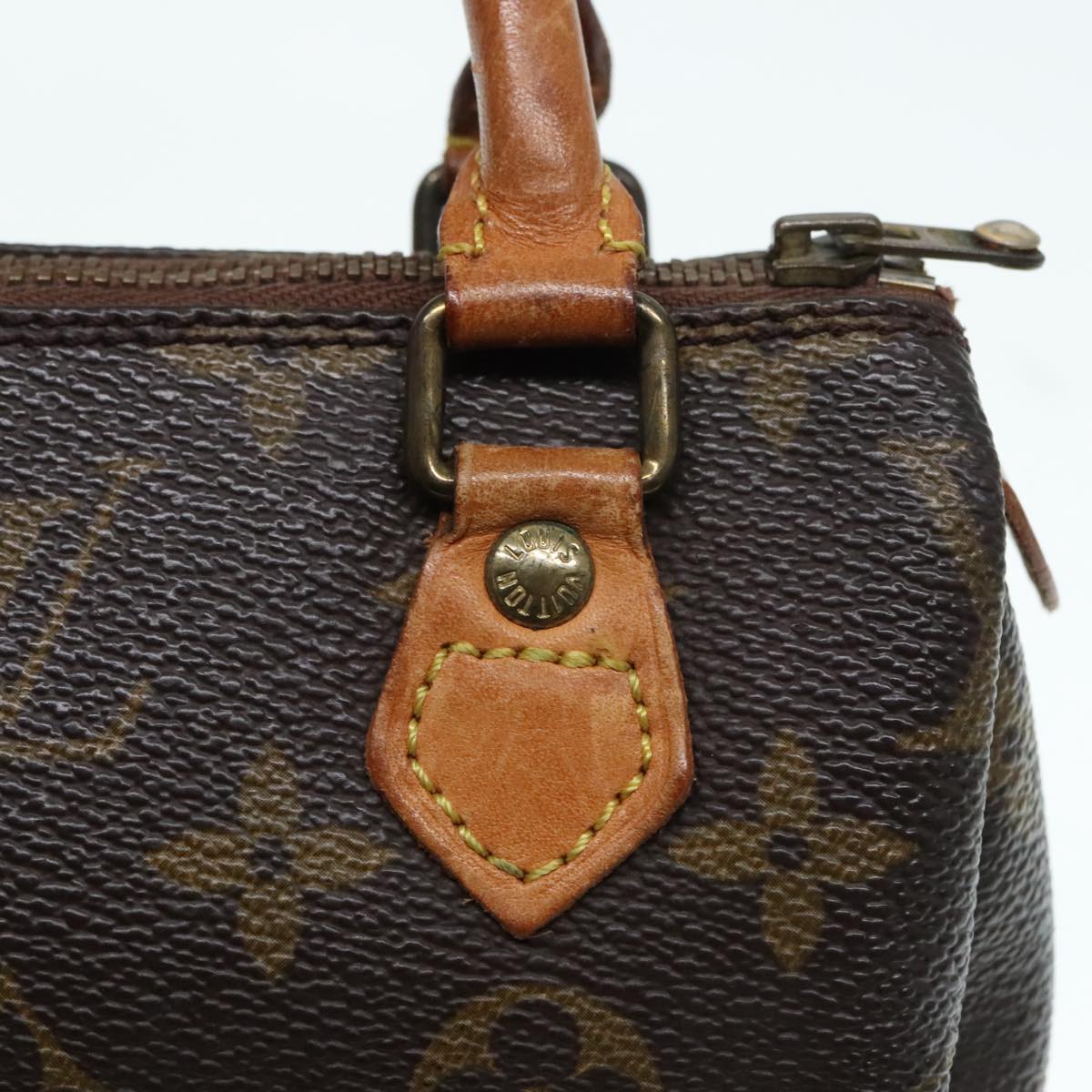 LOUIS VUITTON Monogram Mini Speedy Hand Bag Vintage M41534 LV Auth 93511