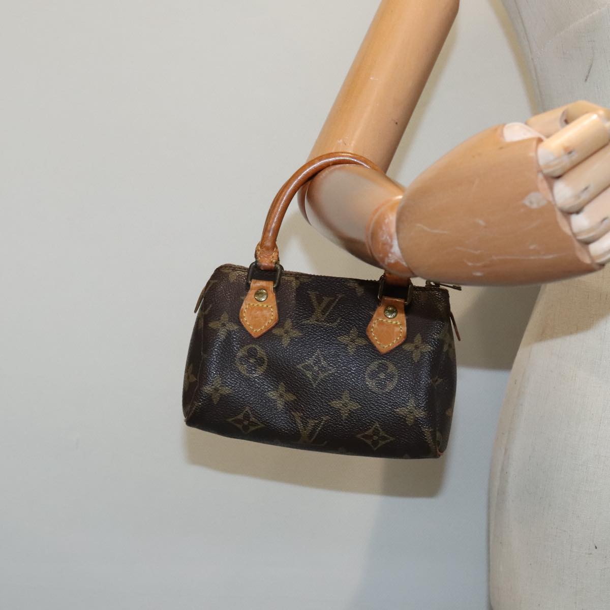 LOUIS VUITTON Monogram Mini Speedy Hand Bag Vintage M41534 LV Auth 93511