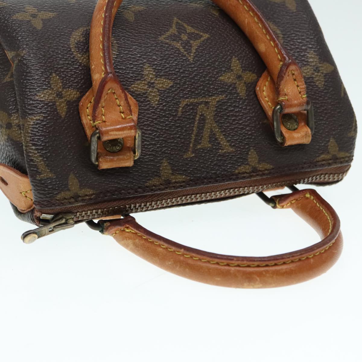 LOUIS VUITTON Monogram Mini Speedy Hand Bag Vintage M41534 LV Auth 93511