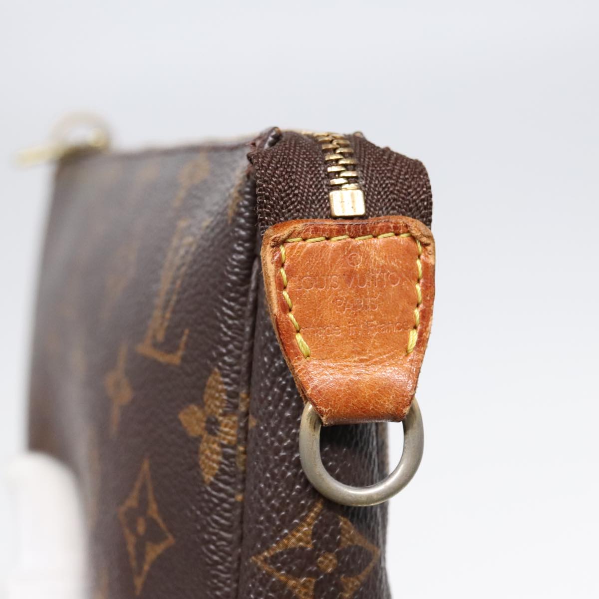 LOUIS VUITTON Monogram Pochette Accessoires Pouch M51980 LV Auth 93513