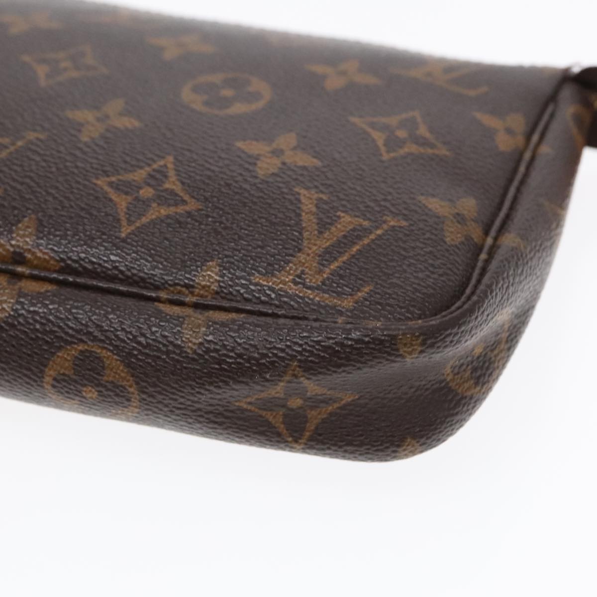 LOUIS VUITTON Monogram Pochette Accessoires Pouch M51980 LV Auth 93513