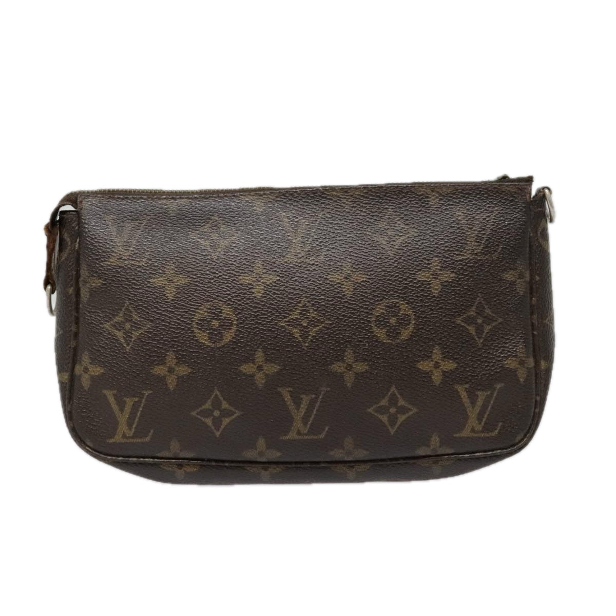 LOUIS VUITTON Monogram Pochette Accessoires Pouch M51980 LV Auth 93516