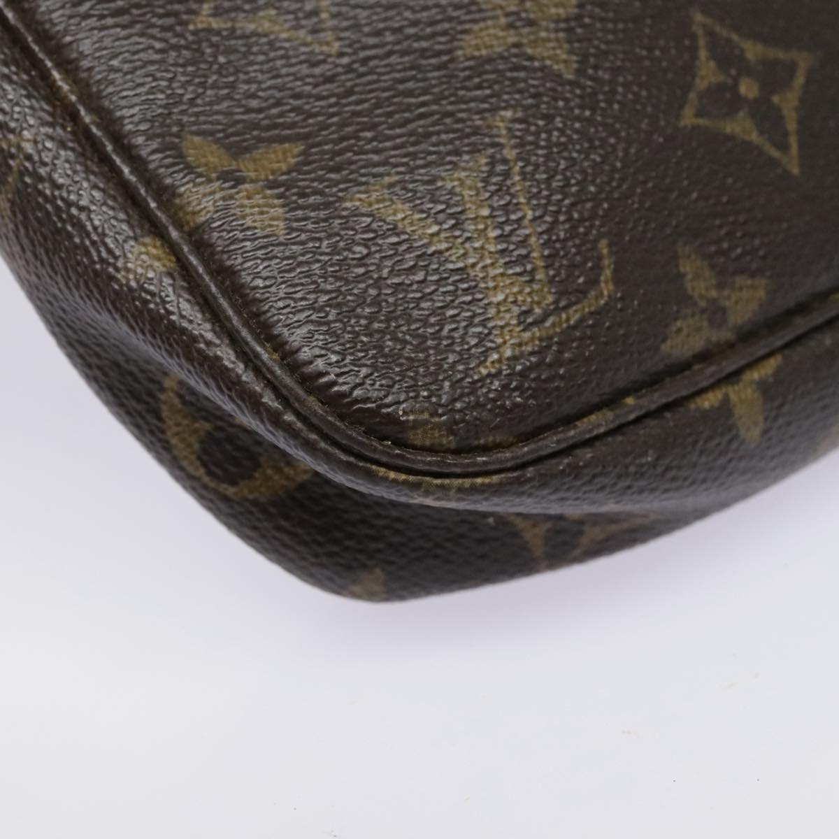 LOUIS VUITTON Monogram Pochette Accessoires Pouch M51980 LV Auth 93516