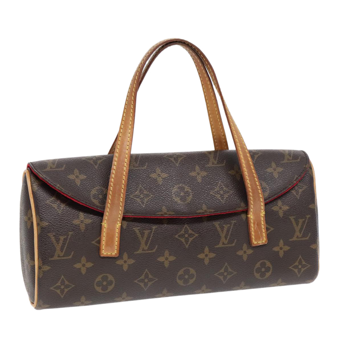 LOUIS VUITTON Monogram Sonatine Hand Bag M51902 LV Auth 93525