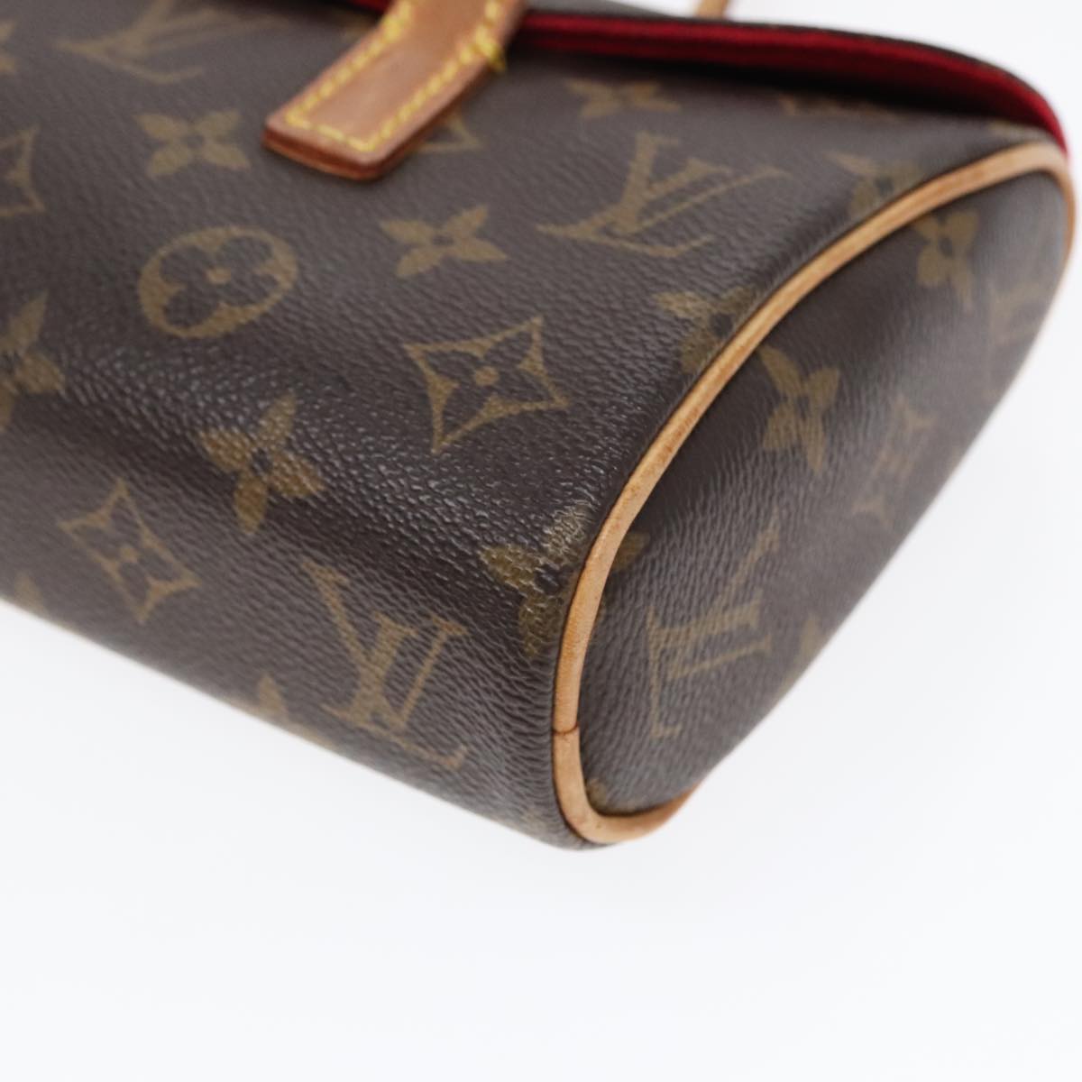 LOUIS VUITTON Monogram Sonatine Hand Bag M51902 LV Auth 93525