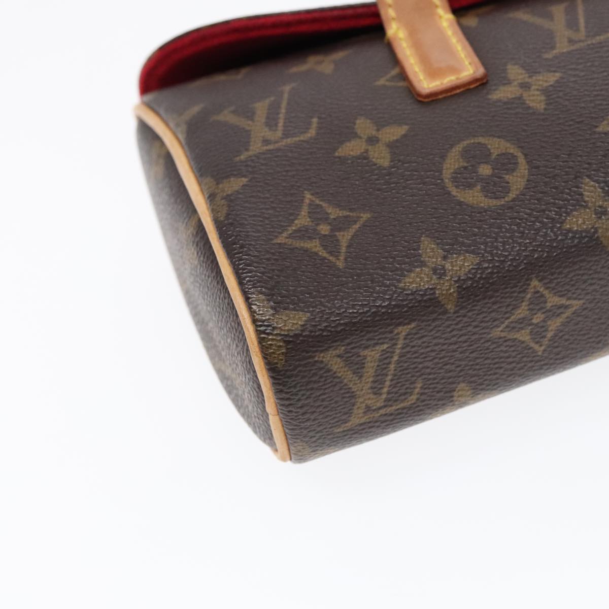 LOUIS VUITTON Monogram Sonatine Hand Bag M51902 LV Auth 93525