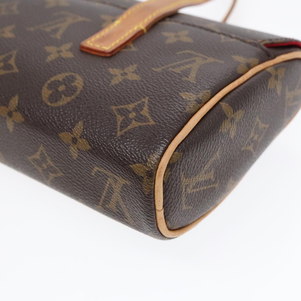 LOUIS VUITTON Monogram Sonatine Hand Bag M51902 LV Auth 93525