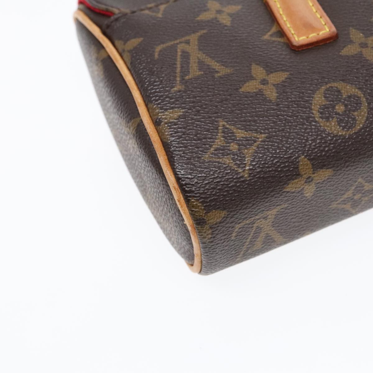 LOUIS VUITTON Monogram Sonatine Hand Bag M51902 LV Auth 93525