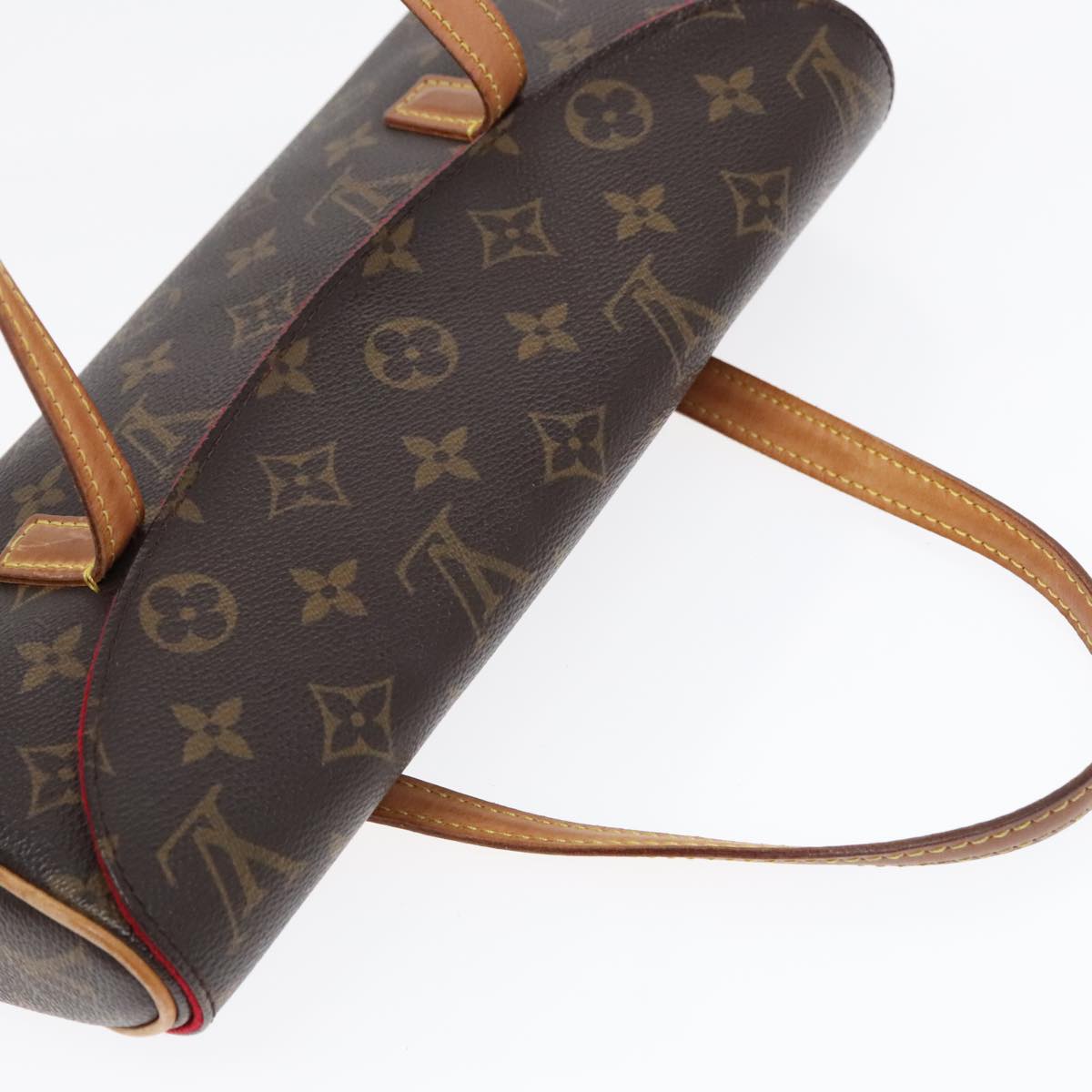 LOUIS VUITTON Monogram Sonatine Hand Bag M51902 LV Auth 93525