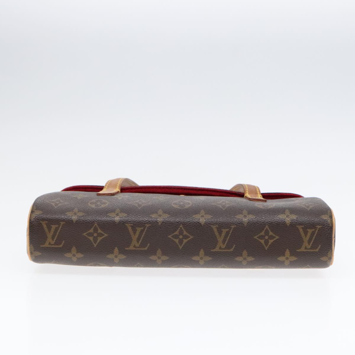 LOUIS VUITTON Monogram Sonatine Hand Bag M51902 LV Auth 93525