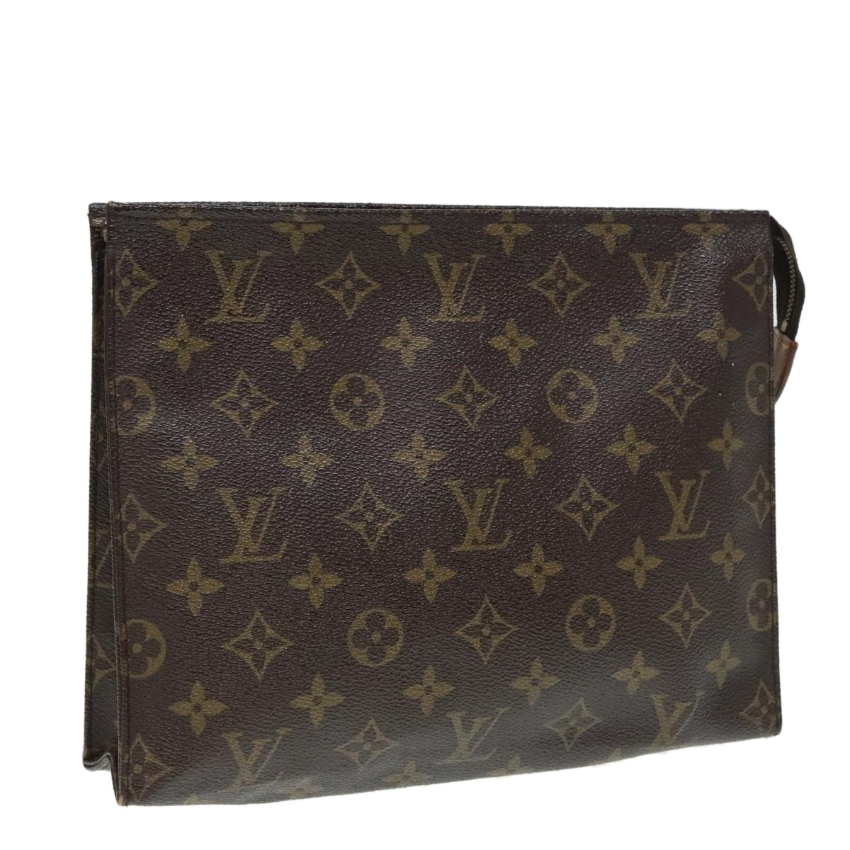 LOUIS VUITTON Monogram Poche Toilette 26 Pouch M47542 LV Auth 93552