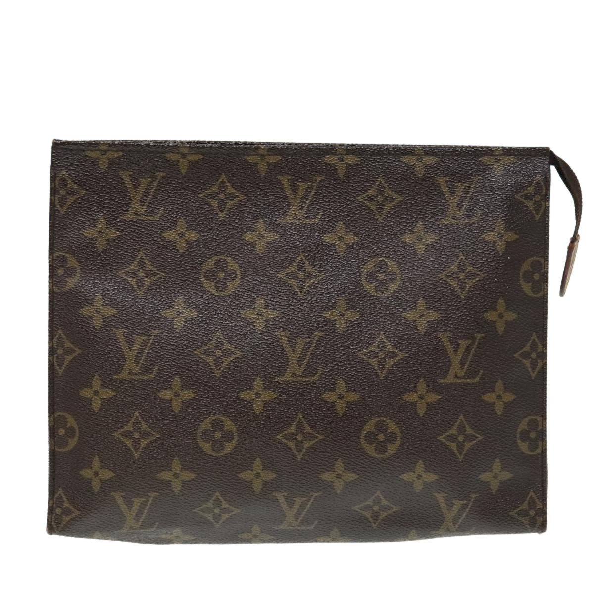 LOUIS VUITTON Monogram Poche Toilette 26 Pouch M47542 LV Auth 93552