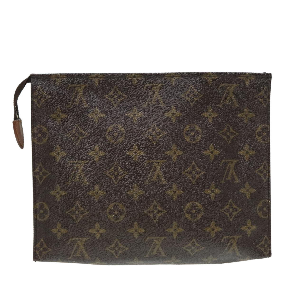 LOUIS VUITTON Monogram Poche Toilette 26 Pouch M47542 LV Auth 93552