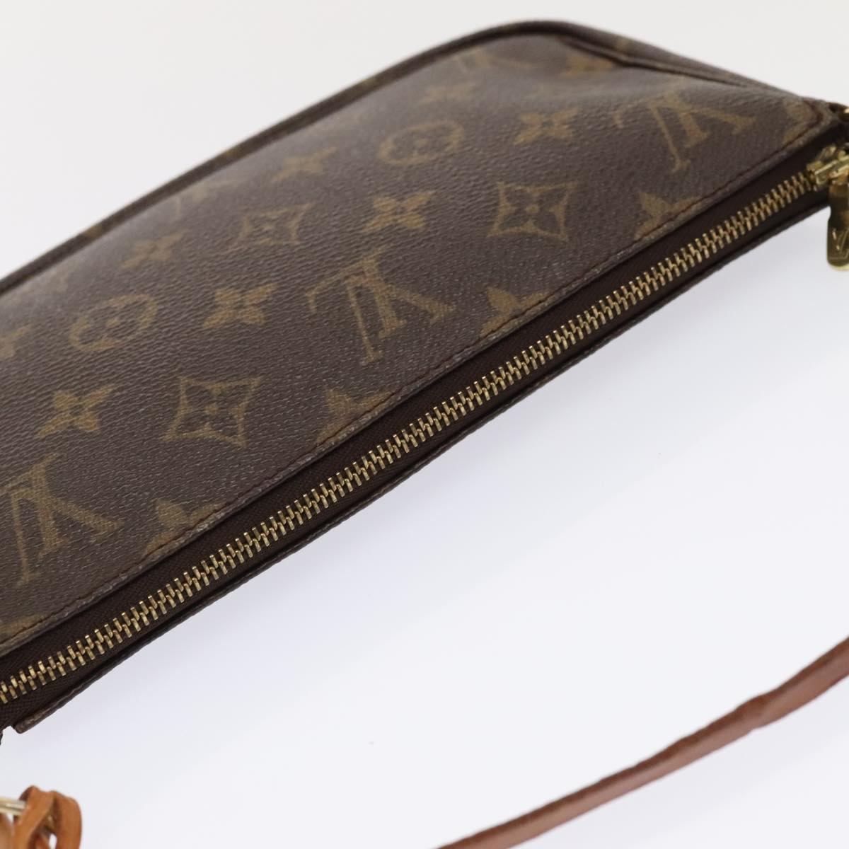 LOUIS VUITTON Monogram Pochette Accessoires Pouch M51980 LV Auth 93557